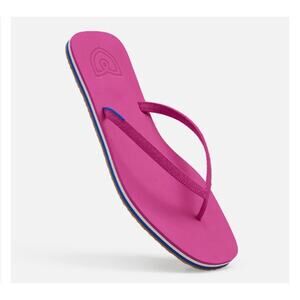 Rothy’s The Flip in “Flamingo Hot” flip flop size 8